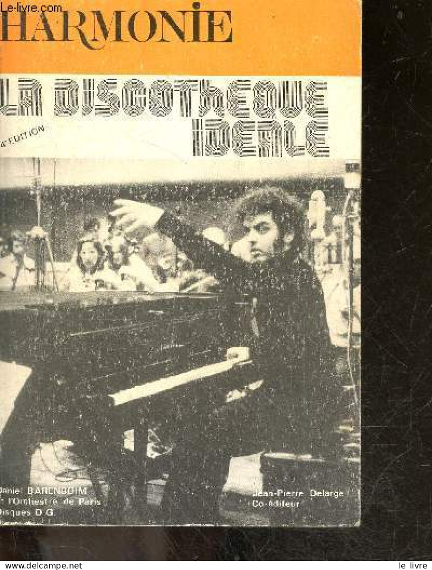 La Discotheque Ideale 1976 - HARMONIE - 4E Edition - BARENBOIM DANIEL - 1975 - Música