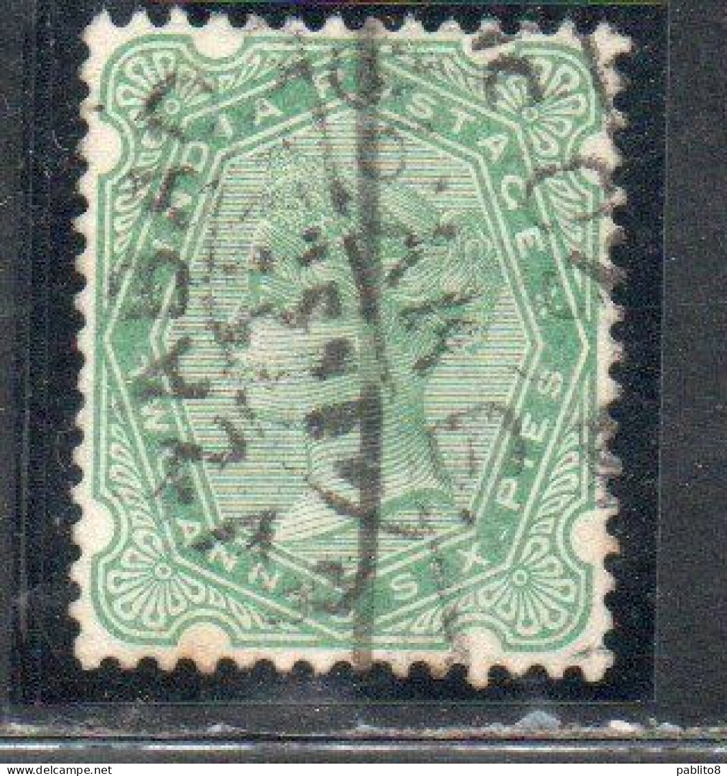 INDIA INDE 1892 QUEEN VICTORIA 2a6p USED USATO OBLITERE' - 1882-1901 Empire