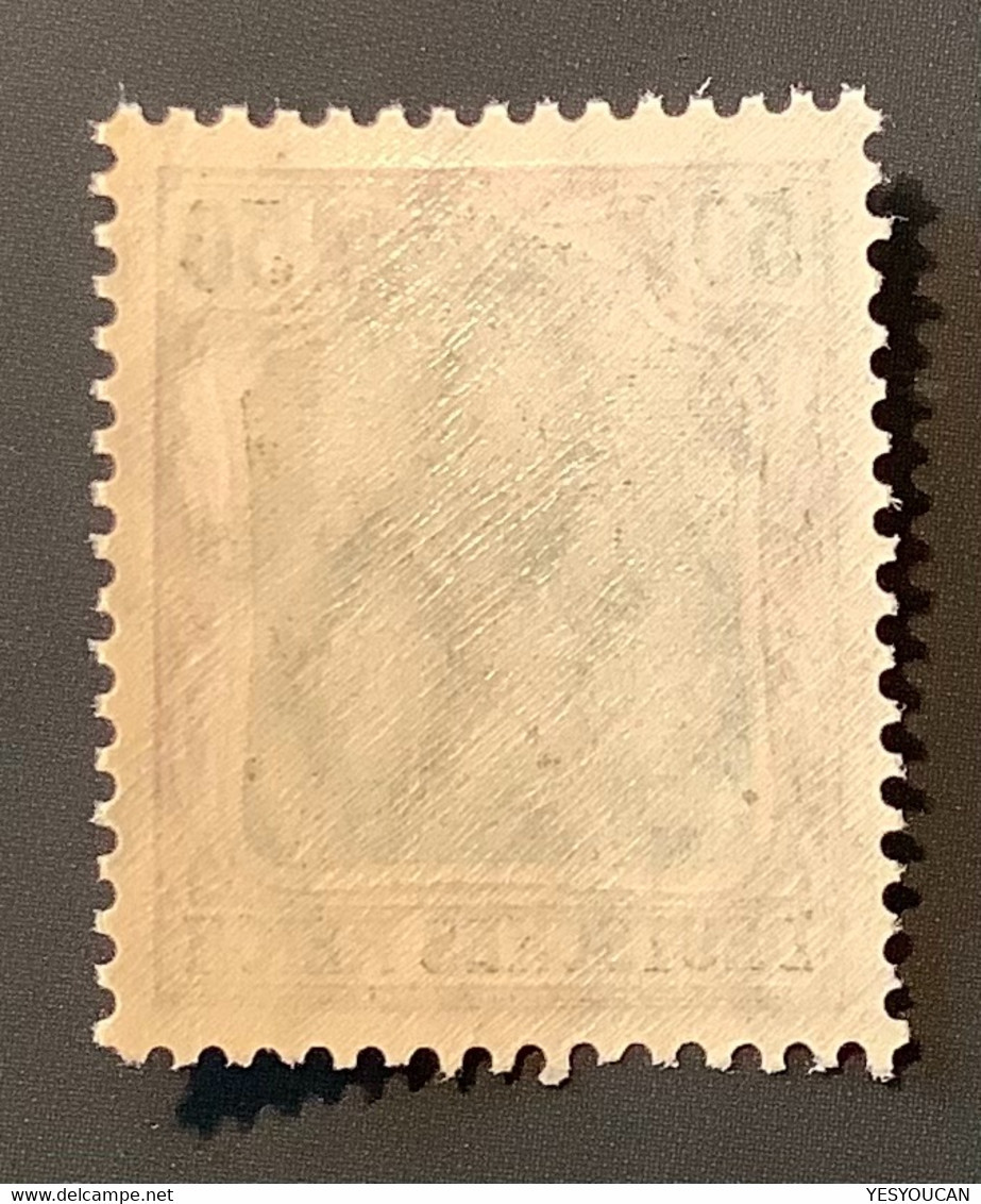 91 I Y SELTENE FARBE ORANGEWEISS LUXUS *=MH (quasi** )Dt. Reich1912 50 Pf Germania Friedensdruck FA Jäschke-Lantelme BPP - Nuevos