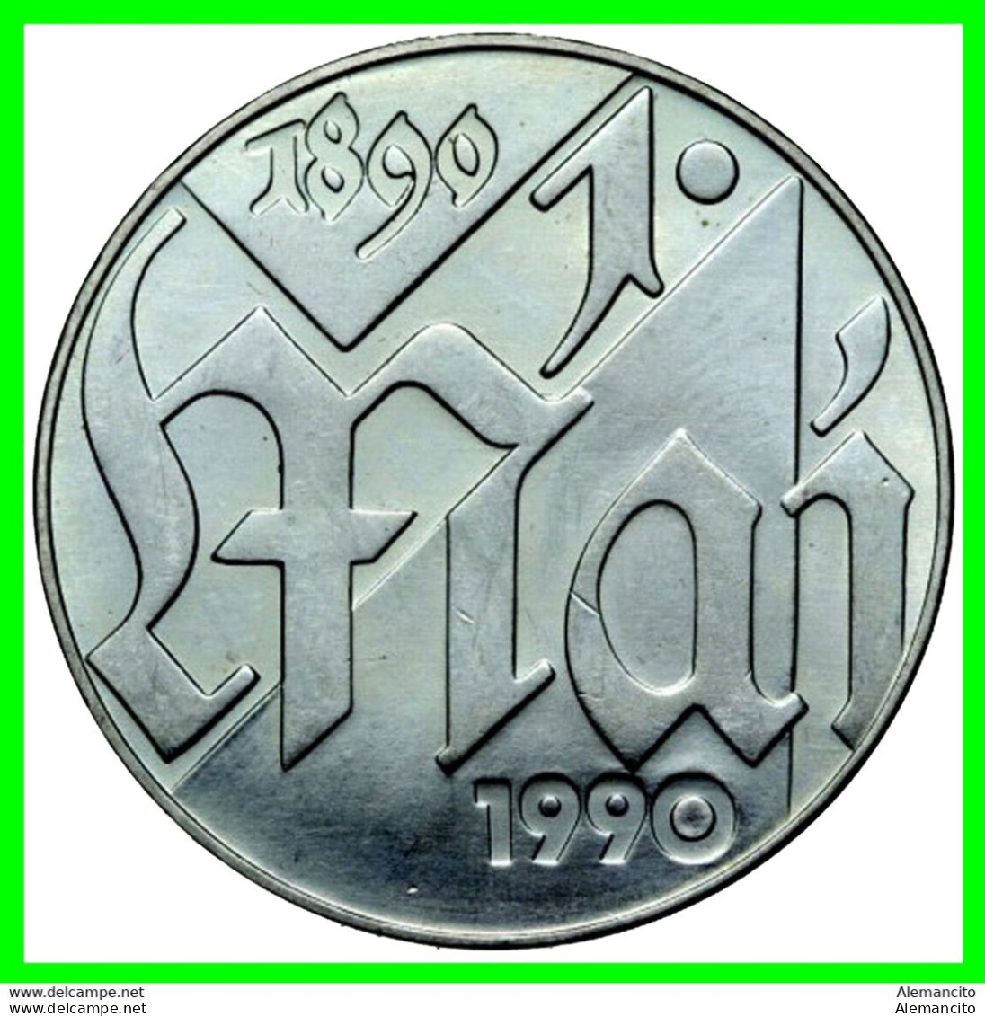 GERMANY DDR ) REPUBLICA DEMOCRATICA DE ALEMANIA AÑO 1990  MONEDA DE 10.00-DM KM- 136 ( INTERNATIONAL LABOR DAY ) - 10 Marcos