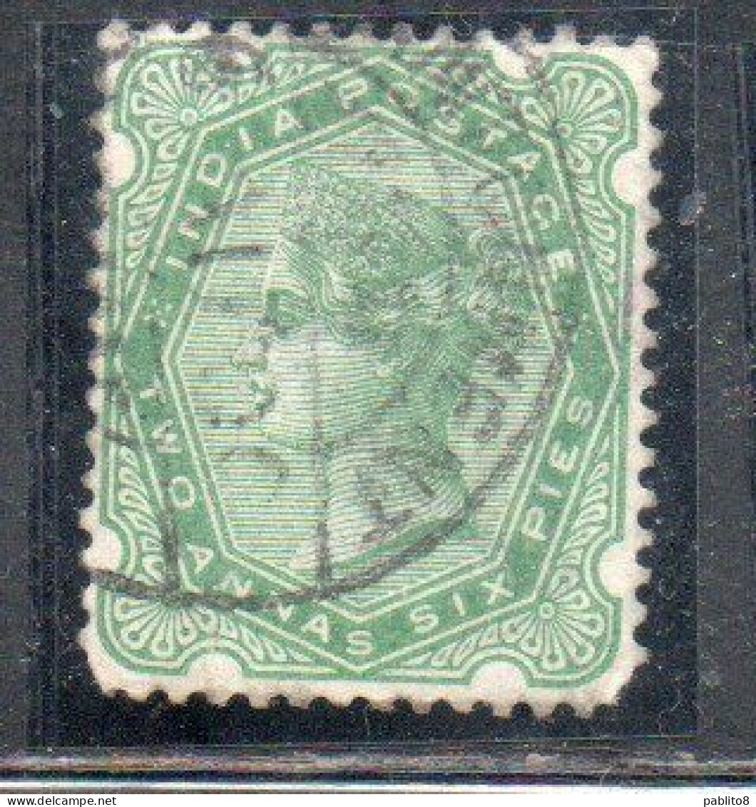 INDIA INDE 1892 QUEEN VICTORIA 2a6p USED USATO OBLITERE' - 1882-1901 Empire