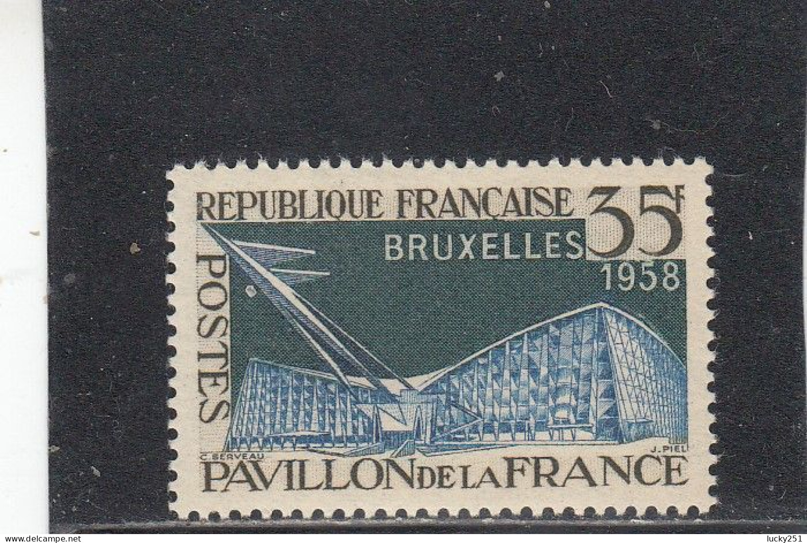 France - Année 1958 -  Neuf** - N°YT 1156** - Exposition De Bruxelles - Neufs