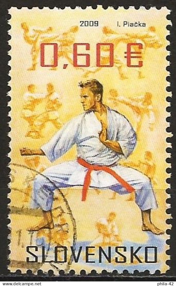 Slovakia 2009 - Mi 611 - YT 534 ( Martial Arts : Karate ) - Gebraucht