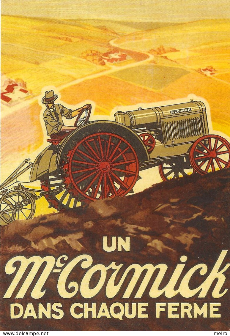 CPSM - Mc CORMICK "dans Chaque Ferme "TRACTEURS Tracteur Matériel Agricole N° 20 éditions Centenaire . - Trattori