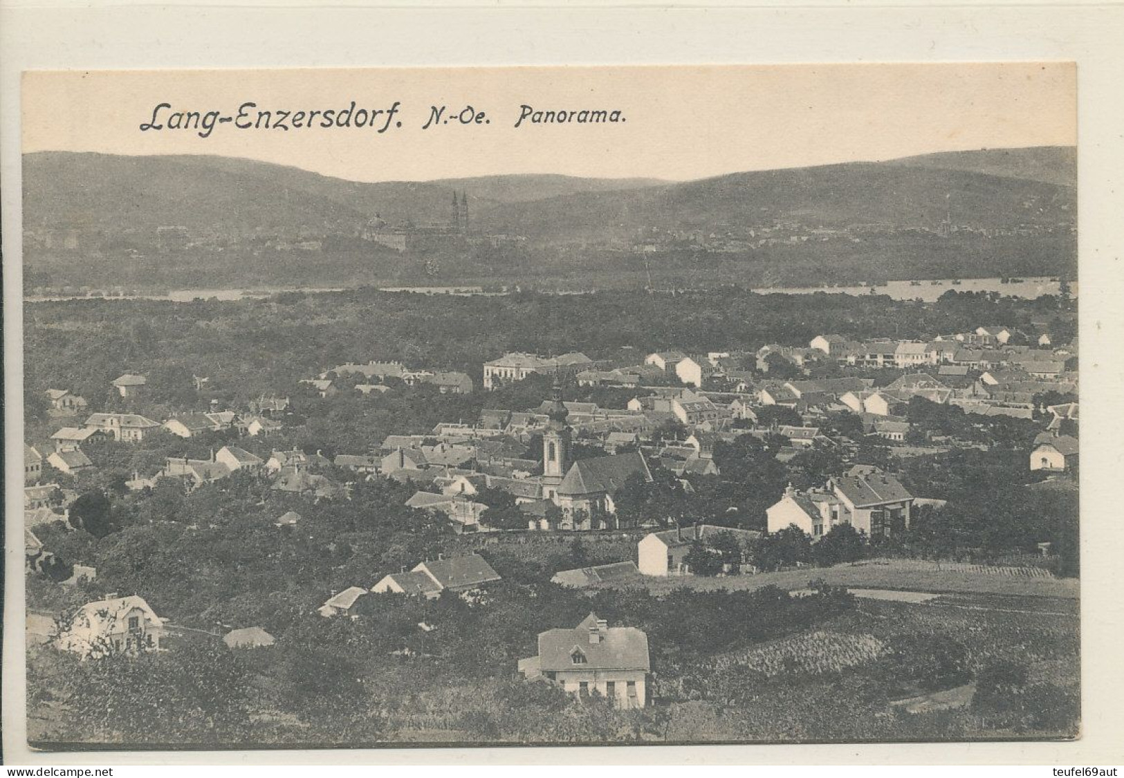 AK Langenzersdorf - Panorama Bez. Korneuburg Um 1915 - Korneuburg