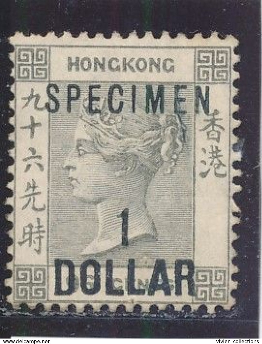 Hong Kong Colonie Britannique N° 52 Surchargé SPECIMEN - Nuovi