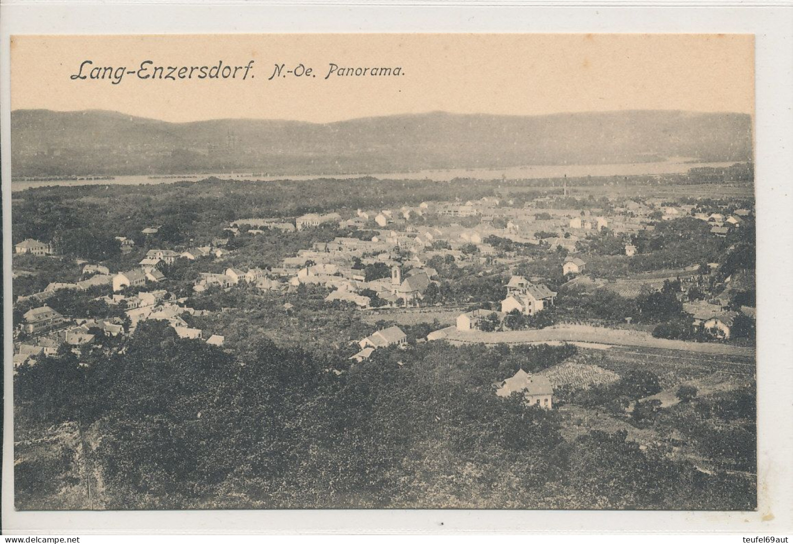 AK Langenzersdorf - Panorama Bez. Korneuburg Um 1915 - Korneuburg