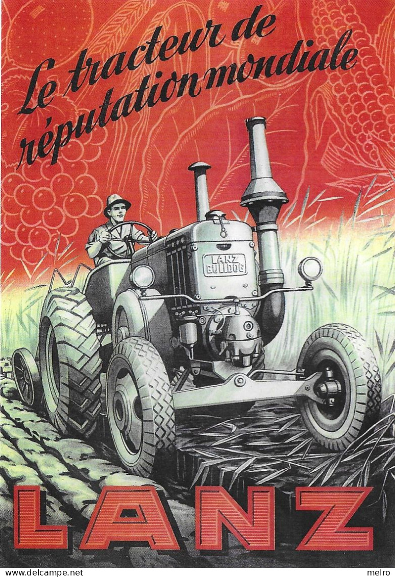 CPSM -CENTENAIRE Editions - MATERIEL AGRICOLE - 18 - Le Tracteur De Réputation Mondiale - LANZ - Traktoren