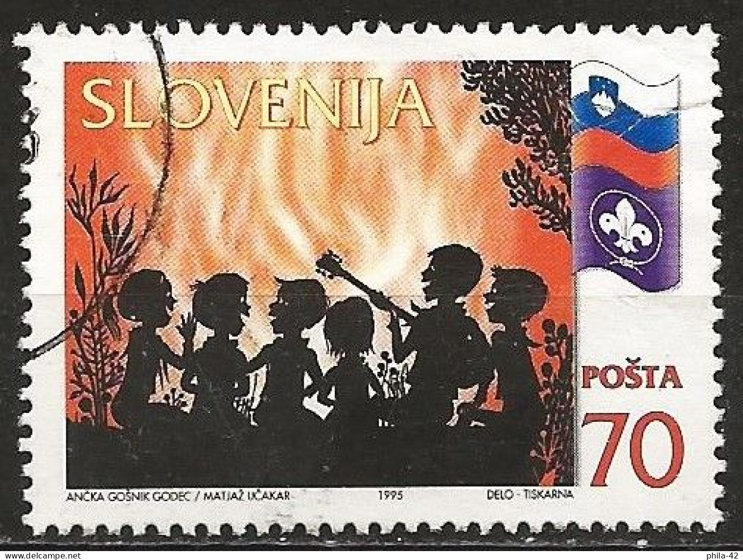 Slovenia 1995 - Mi 120 - YT 114 ( Slovenian Scouts ) - Used Stamps