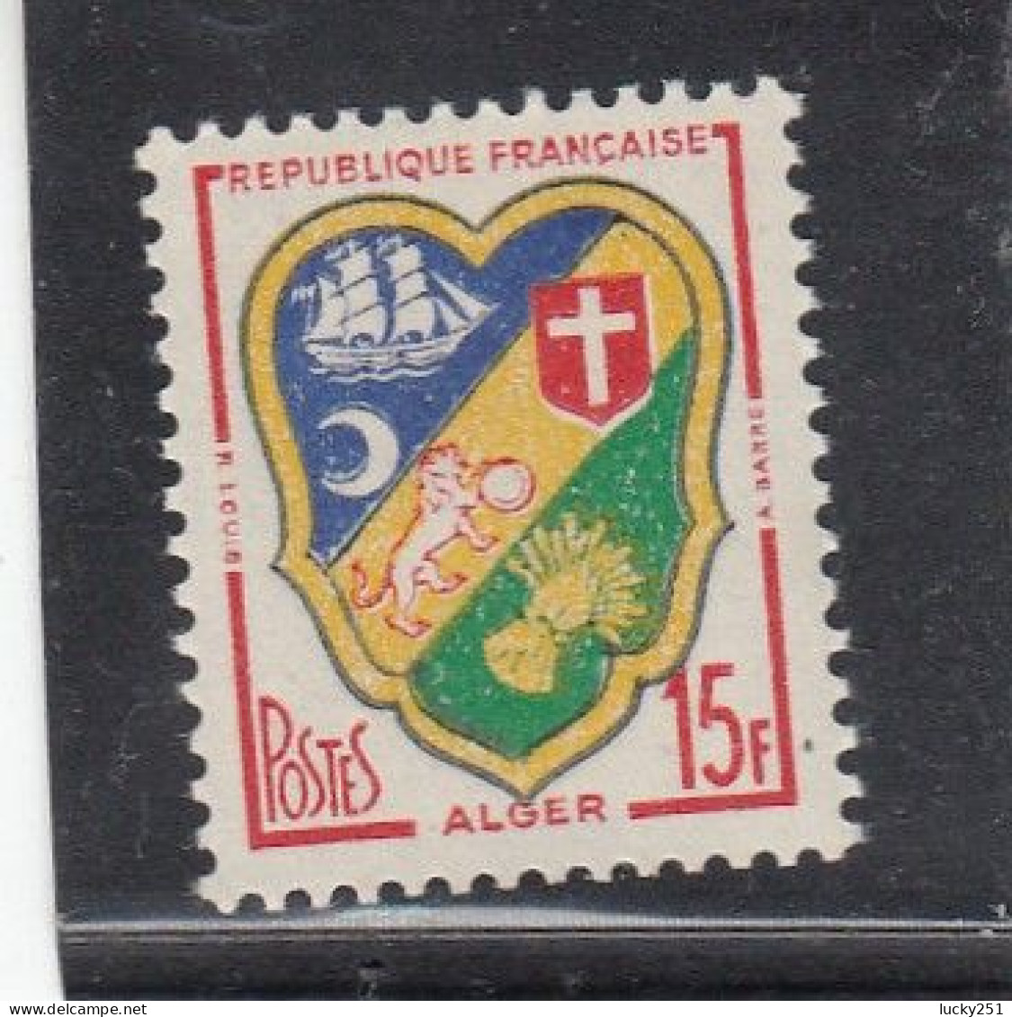 France - Année 1959 - Neuf** - N°YT 1195** - Blason D'Alger - Ungebraucht