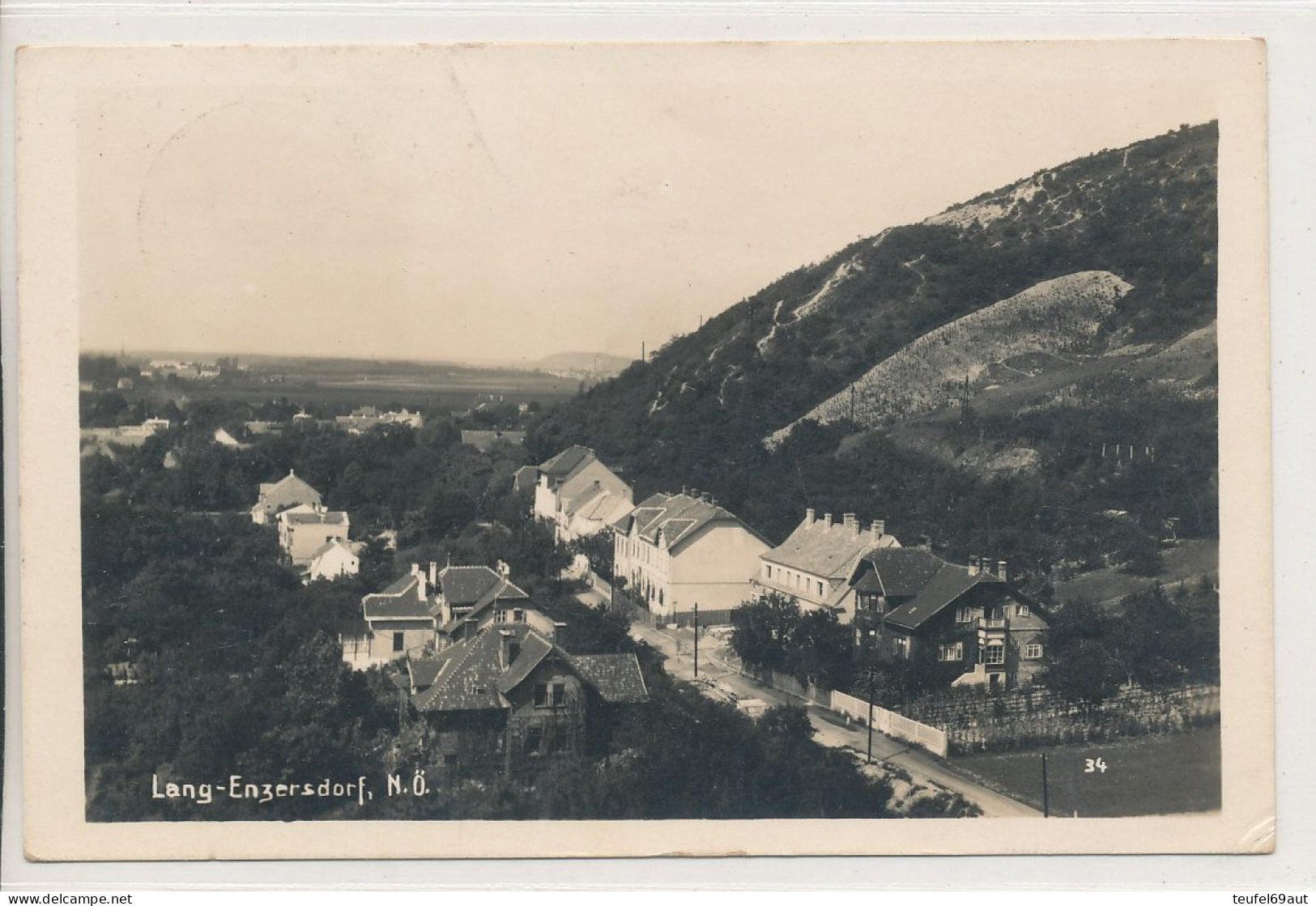 AK Langenzersdorf - Korneuburger Straße 1932 - Korneuburg