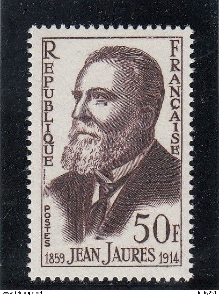 France - Année 1959 - Neuf** - N°YT 1217** - Jean Jaurès - Unused Stamps