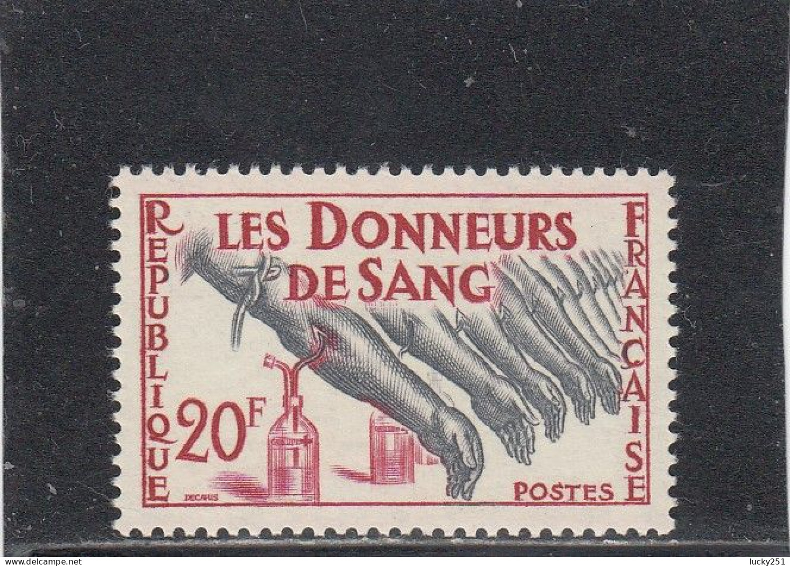 France - Année 1959 - Neuf** - N°YT 1220** - Hommage Aux Donneurs De Sang - Unused Stamps