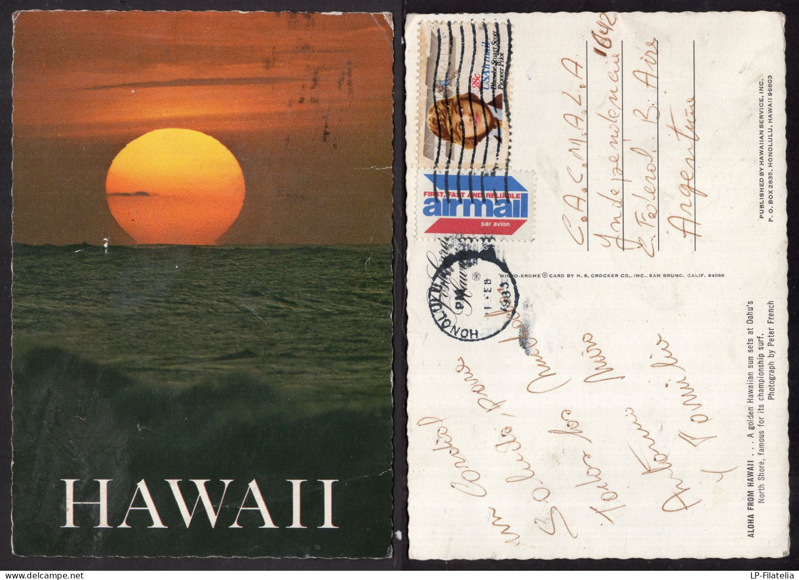 United States - 1983 - Oahu - Sunset - Oahu