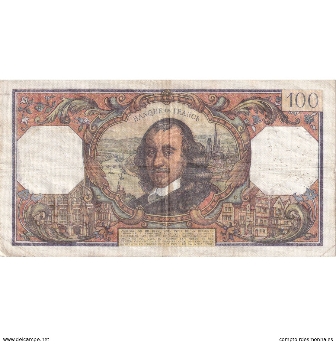 France, 100 Francs, Corneille, 1972, O.620, TTB, Fayette:65.38, KM:149d - 100 F 1964-1979 ''Corneille''