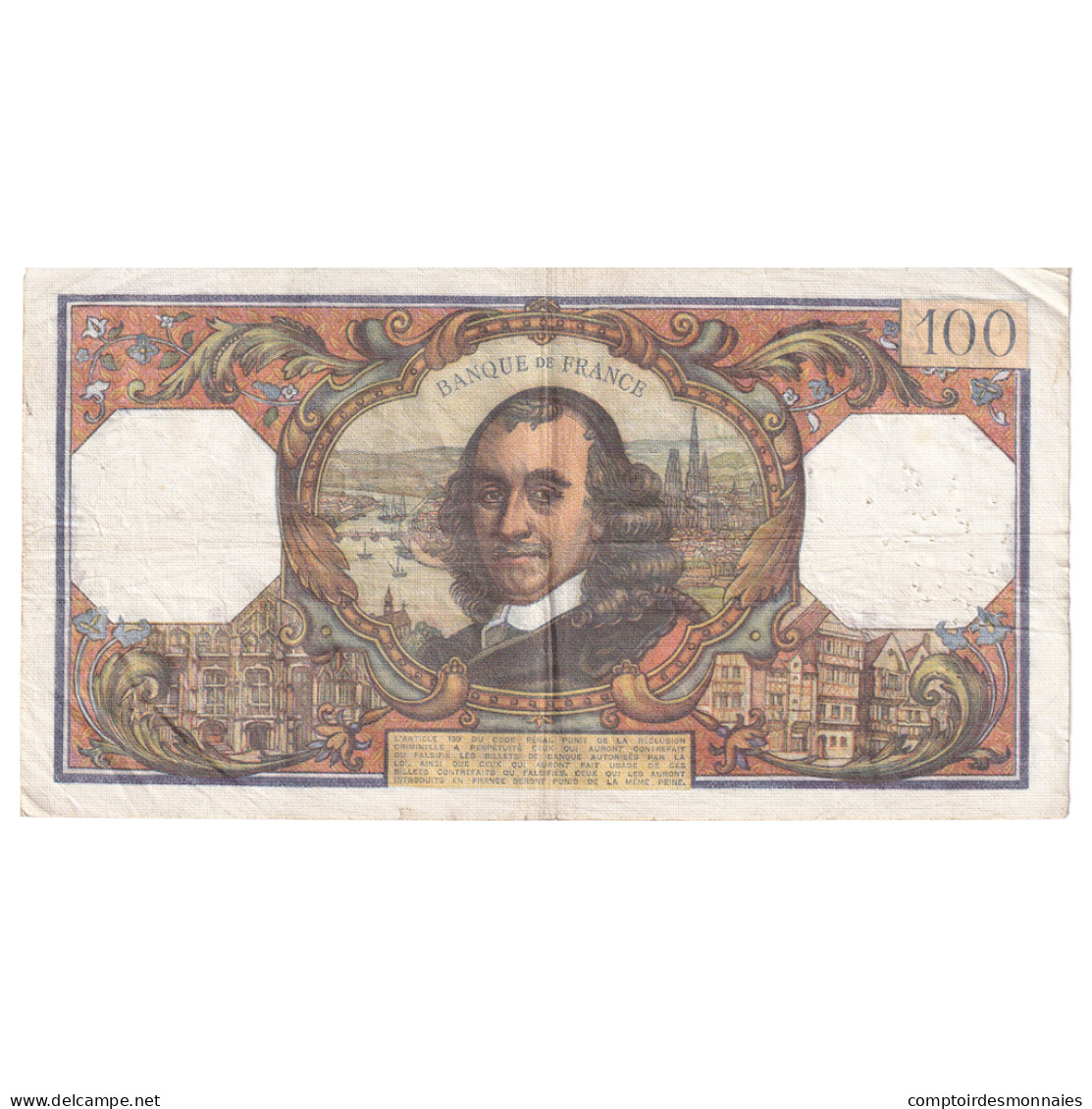 France, 100 Francs, Corneille, 1974, G.829, TTB, Fayette:65.47, KM:149d - 100 F 1964-1979 ''Corneille''