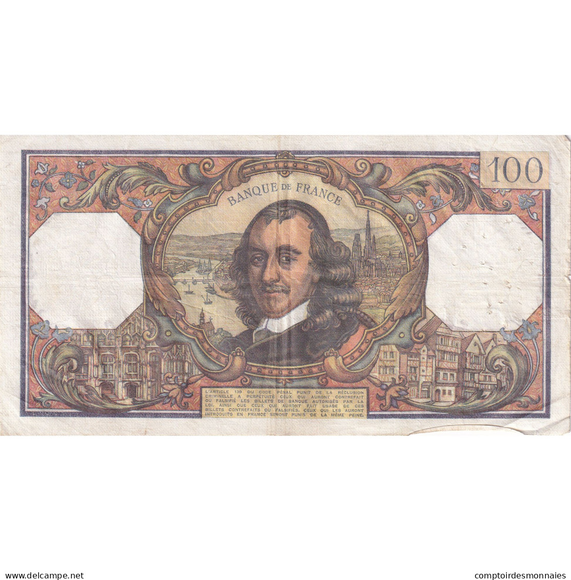 France, 100 Francs, Corneille, 1974, D.803, TTB, Fayette:65.46, KM:149d - 100 F 1964-1979 ''Corneille''