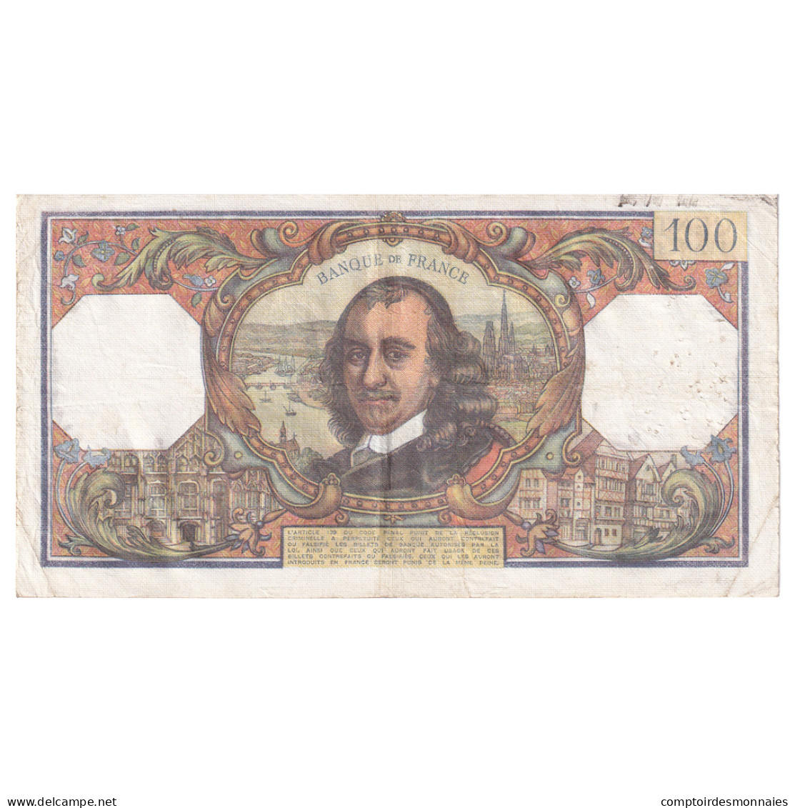 France, 100 Francs, Corneille, 1977, A.1036, TTB, Fayette:65.56, KM:149f - 100 F 1964-1979 ''Corneille''