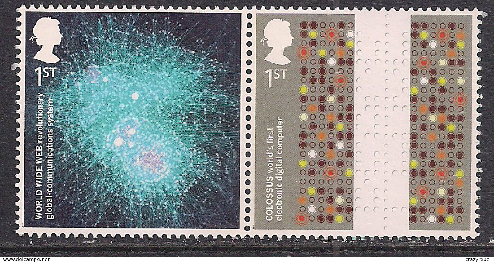 GB 2015 QE2 1st X 2 Inventive Britain SG 3680 - SG 3679 Umm ( E708) - Unused Stamps