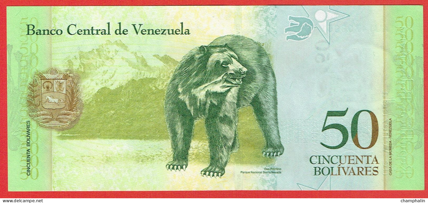 Venezuela - Billet De 50 Bolivares - Simon Rodriguez - 5 Novembre 2015 - P92k - Neuf - Venezuela