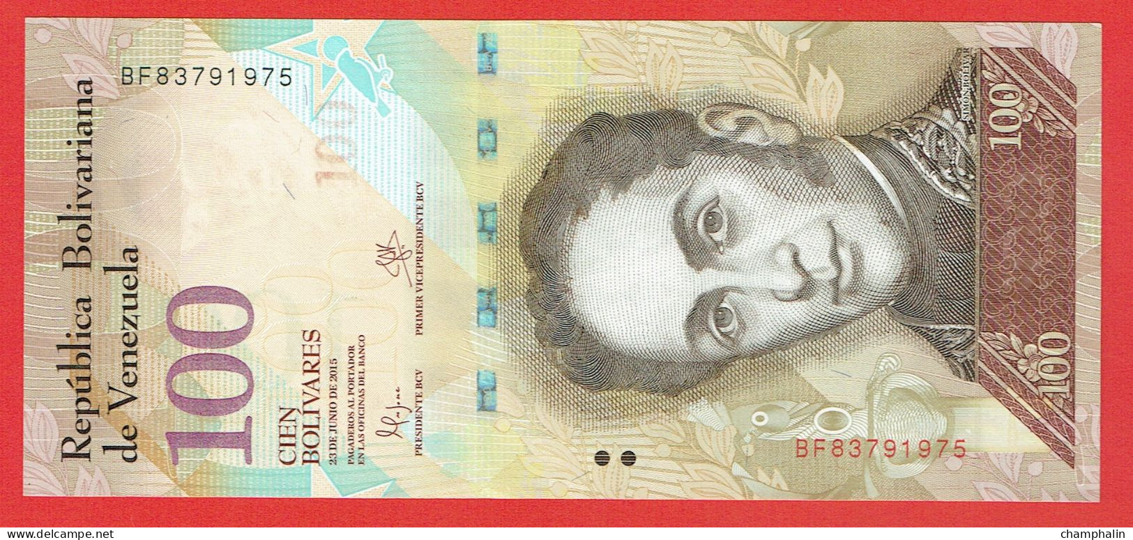 Vénézuela - Billet De 100 Bolivares - Simon Bolivar - 29 Octobre 2013 - P93g - Neuf - Venezuela