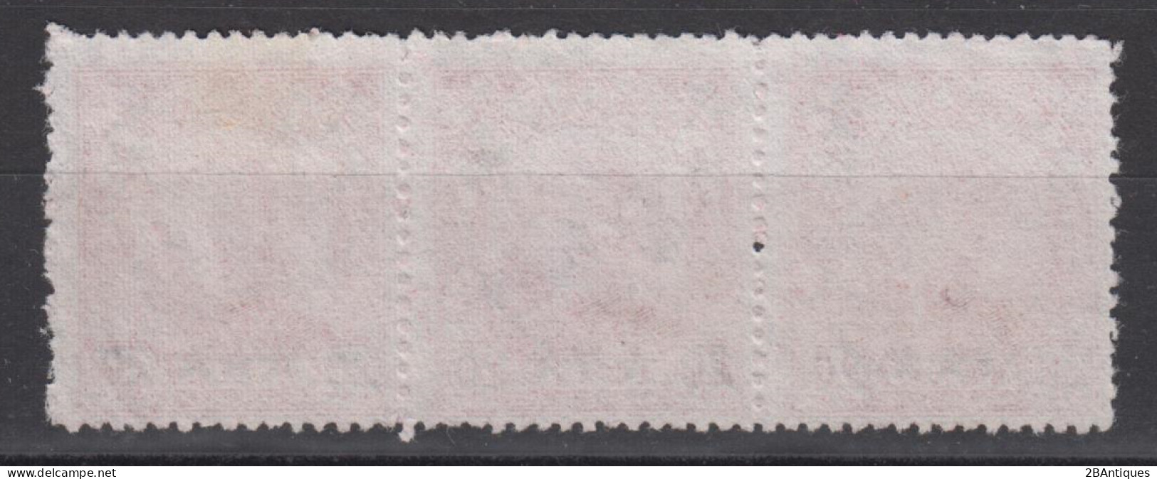 TAIWAN 1949-1950 - North East China Postage Stamps Surcharged STRIP OF 3 - Oblitérés