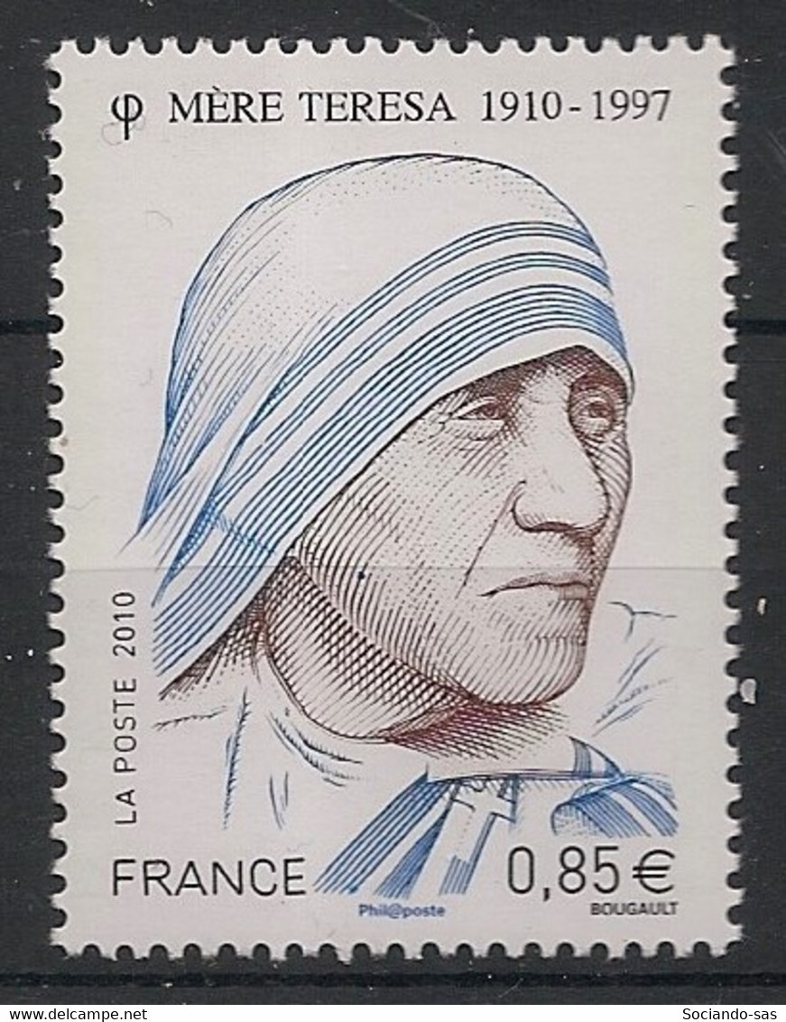 FRANCE - 2010 - N°Yv. 4455 - Mère Teresa - Neuf Luxe ** / MNH / Postfrisch - Neufs