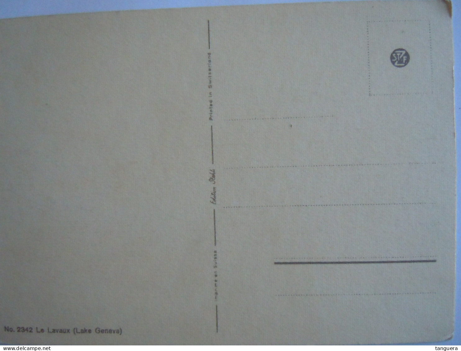Cpsm Suisse Le Lavaux (Lake Geneva) Tableau Edition Stehli - Rivaz