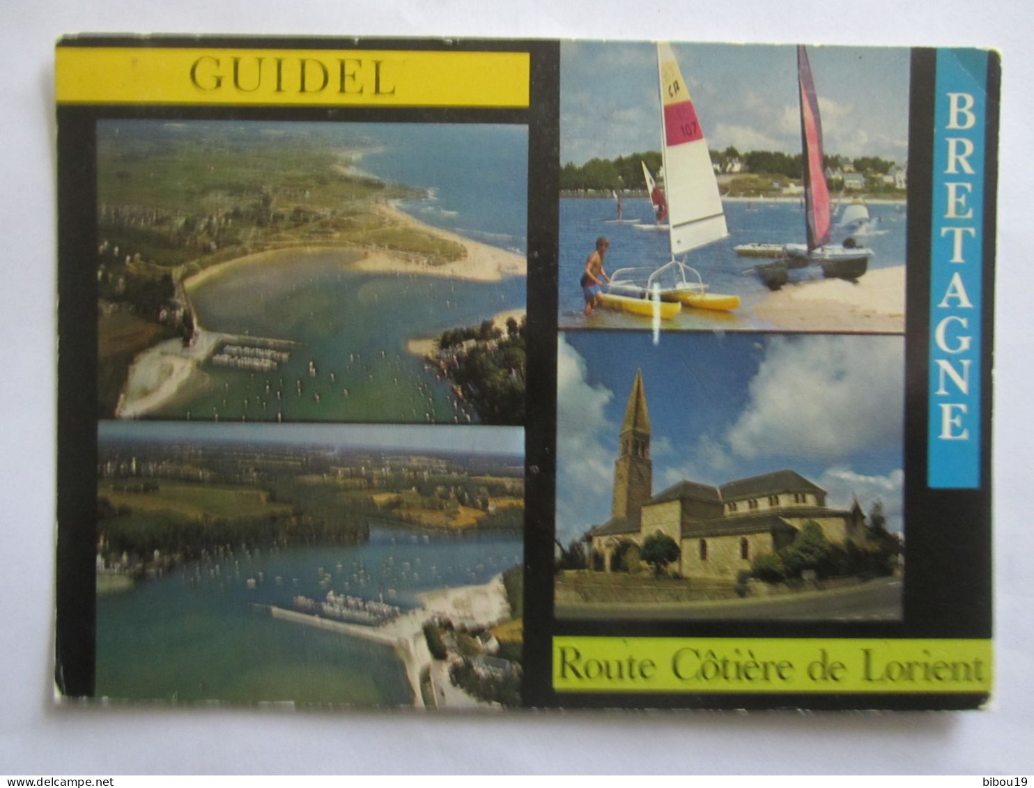 CPA GUIDEL  ROUTE COTIERE DE LORIENT MULTIVUES - Guidel