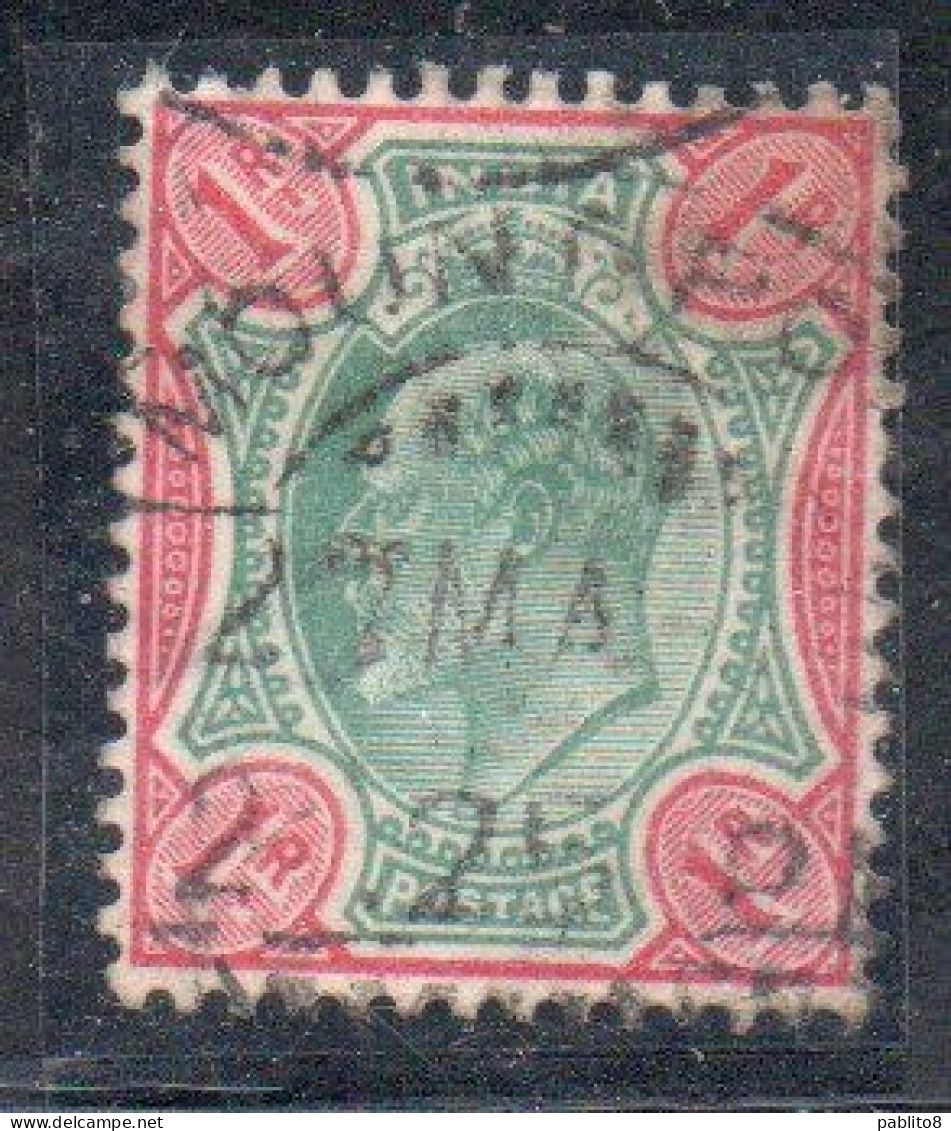 INDIA INDE 1902 1909 KING EDWARD VII 1r USED USATO OBLITERE' - 1902-11 King Edward VII