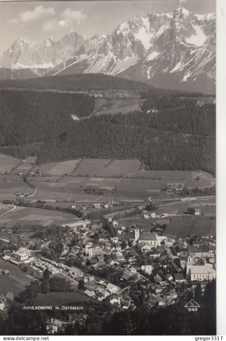 D7008) SCHLADMING M. Dachstein - - Ansicht Von Oben ALT ! 1935 - Schladming