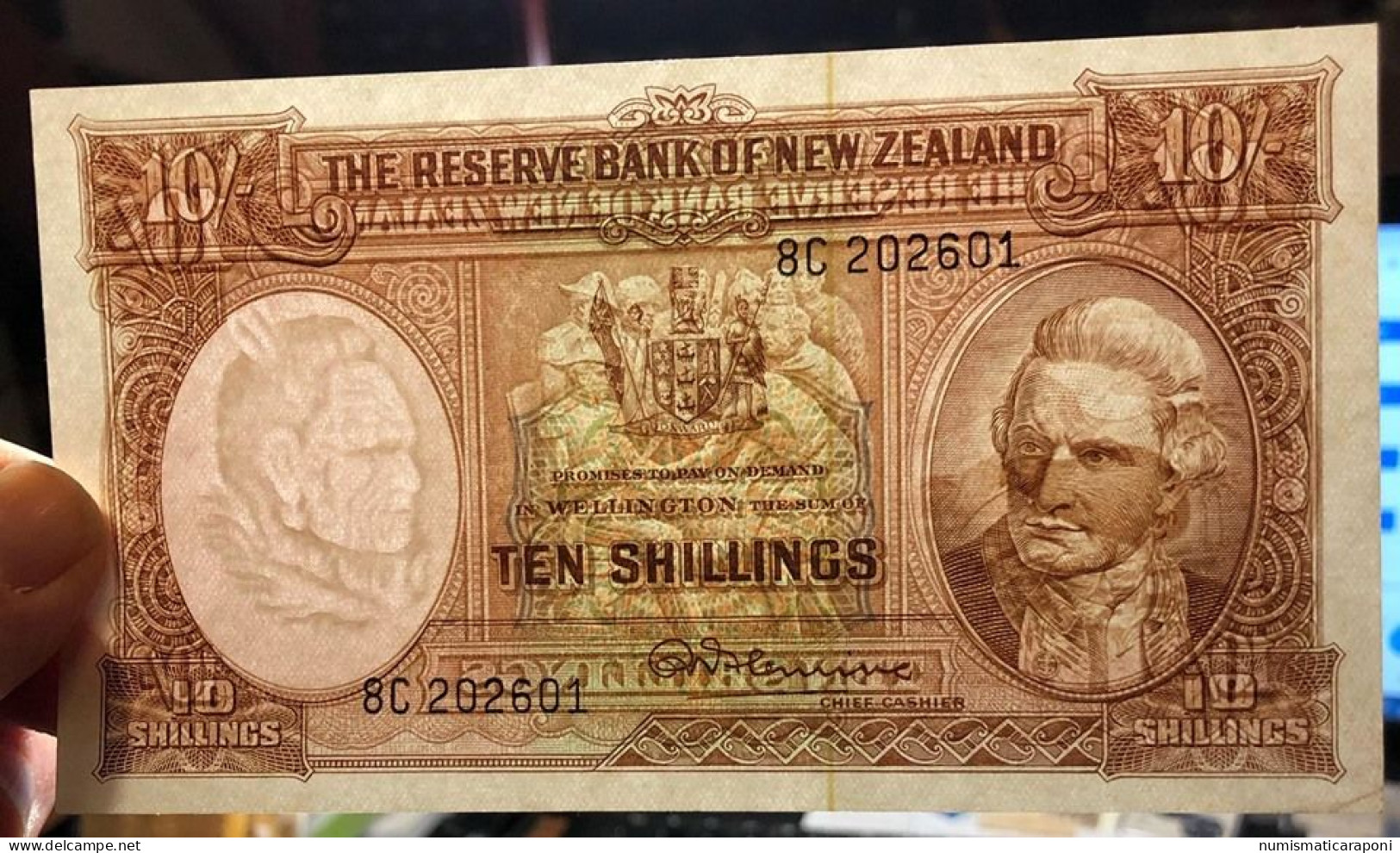Nuova Zelanda NEW ZEALAND 10 Shillings  Pick#158d Sup/q.fds LOTTO 302 - Nueva Zelandía