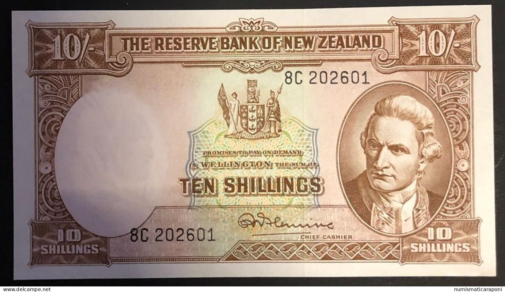 Nuova Zelanda NEW ZEALAND 10 Shillings  Pick#158d Sup/q.fds LOTTO 302 - Nuova Zelanda