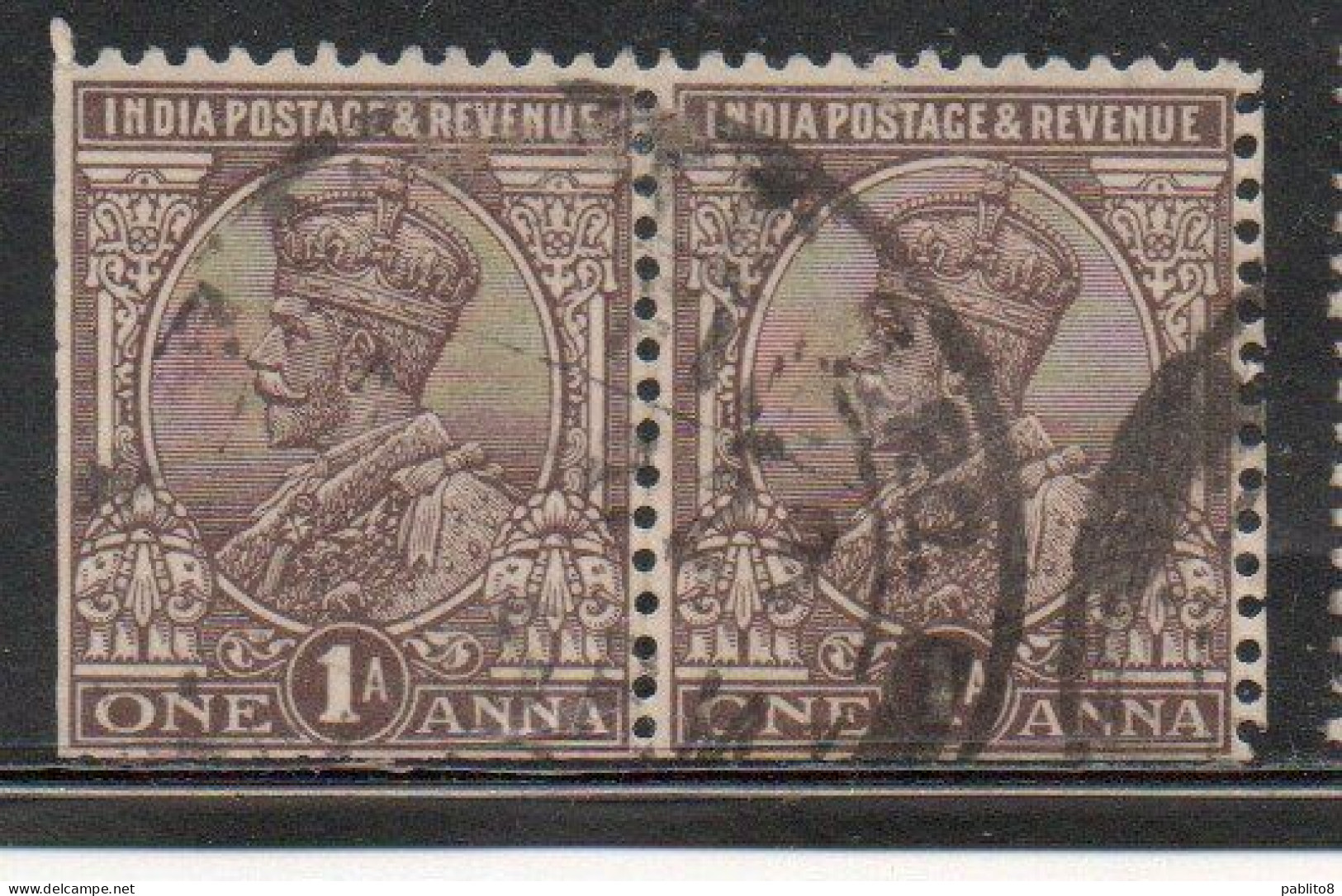 INDIA INDE 1911 1923 KING GEORGE V 1a USED USATO OBLITERE' - 1902-11 Koning Edward VII