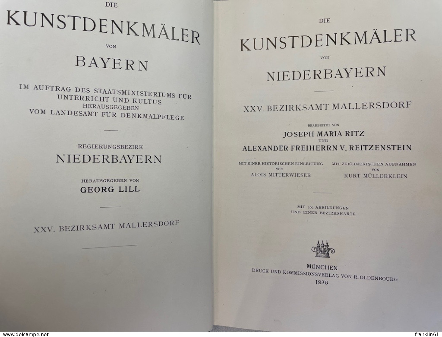 Die Kunstdenkmäler Von Niederbayern;  Band 25., Bezirksamt Mallersdorf. - Architettura