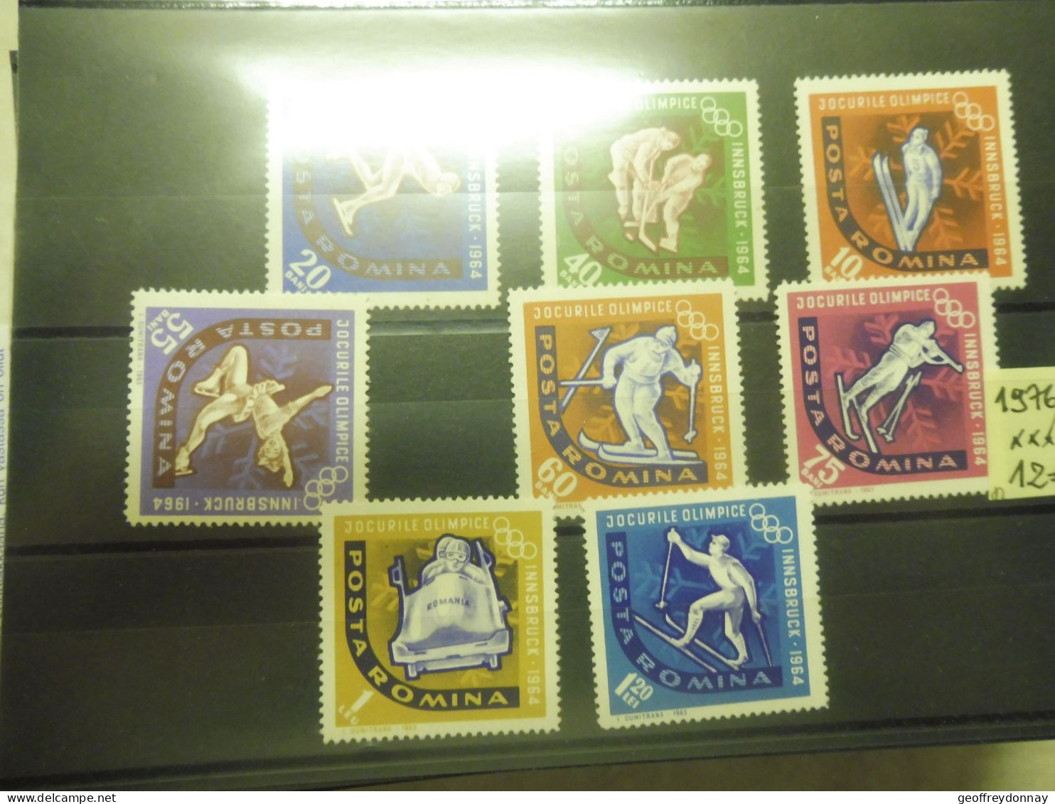 Roumanie 1964  J.o.  - Romana Sport 1976/1983 Neuf ** Mnh - Hiver 1964: Innsbruck