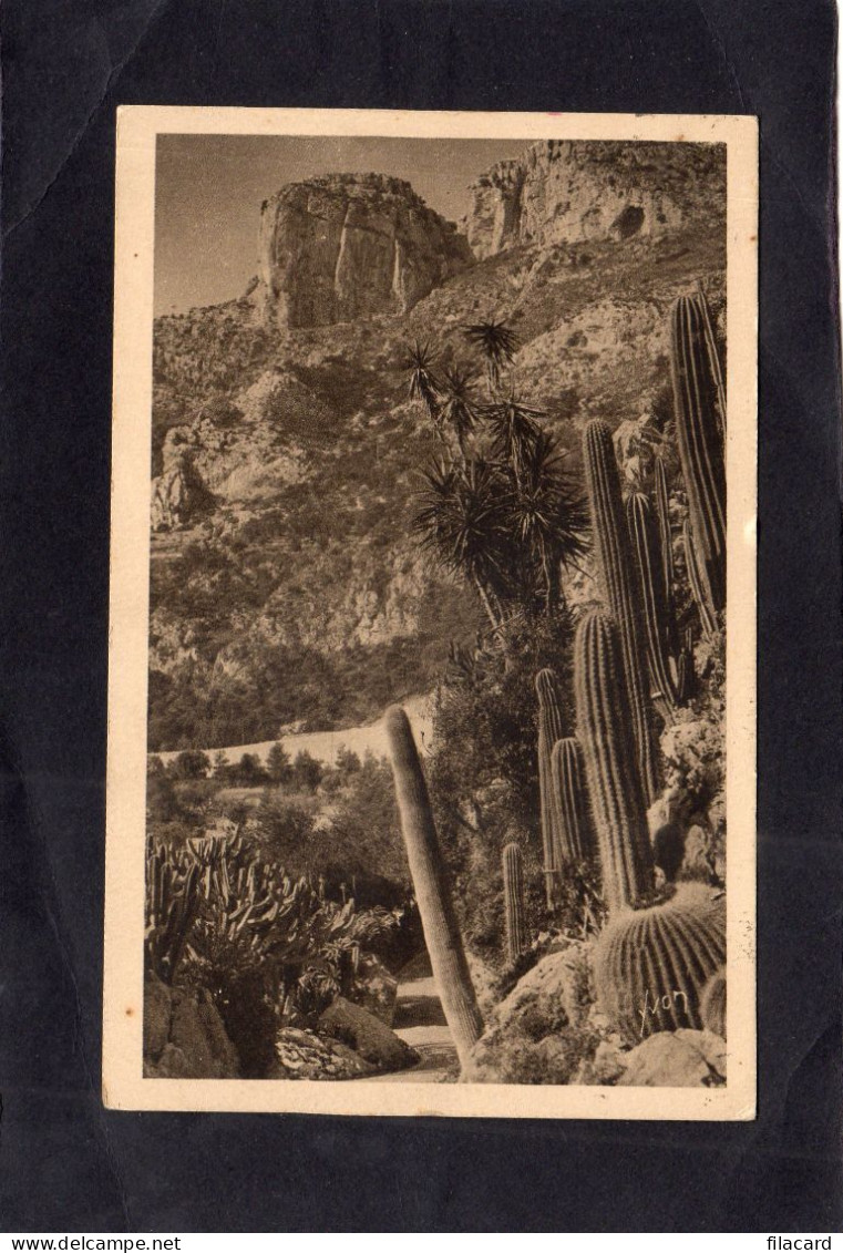 124934        Monaco,    Monte-Carlo,   Le  Jardin  Exotique,   VG   1933 - Jardin Exotique