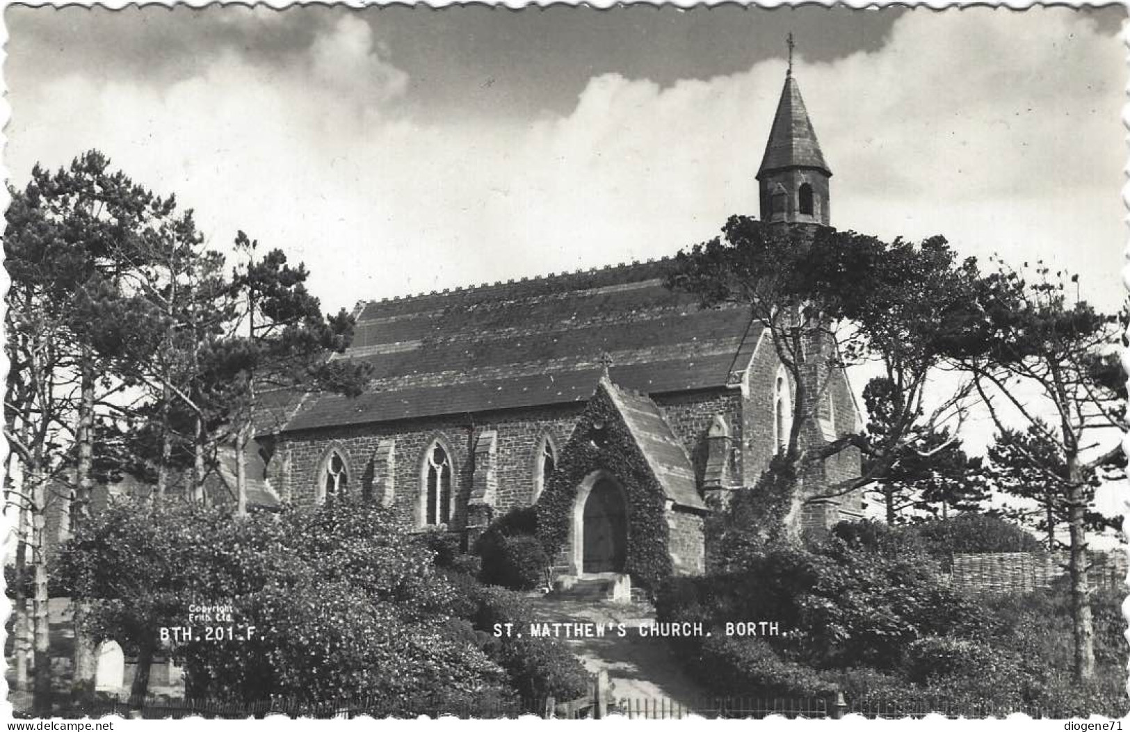 St. Matthew's Church Borth 1964 - Cardiganshire