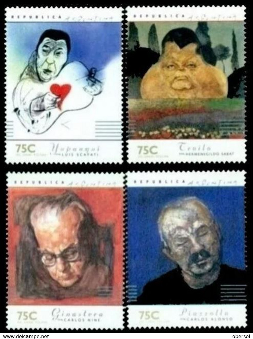 Argentina 1997 Musicians Tango MNH Stamp - Neufs