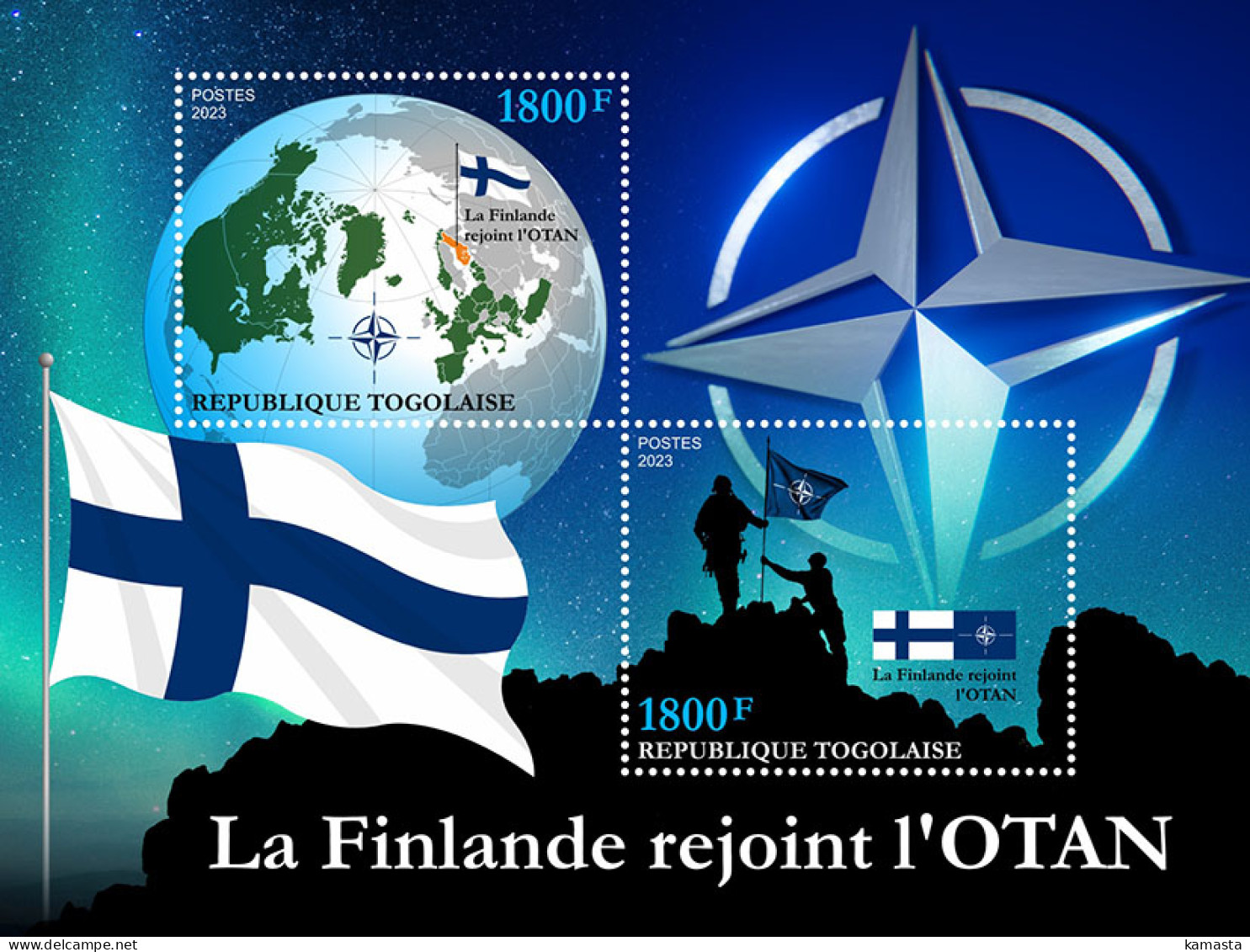 Togo  2023 Finland Joins NATO (234) OFFICIAL ISSUE - NATO