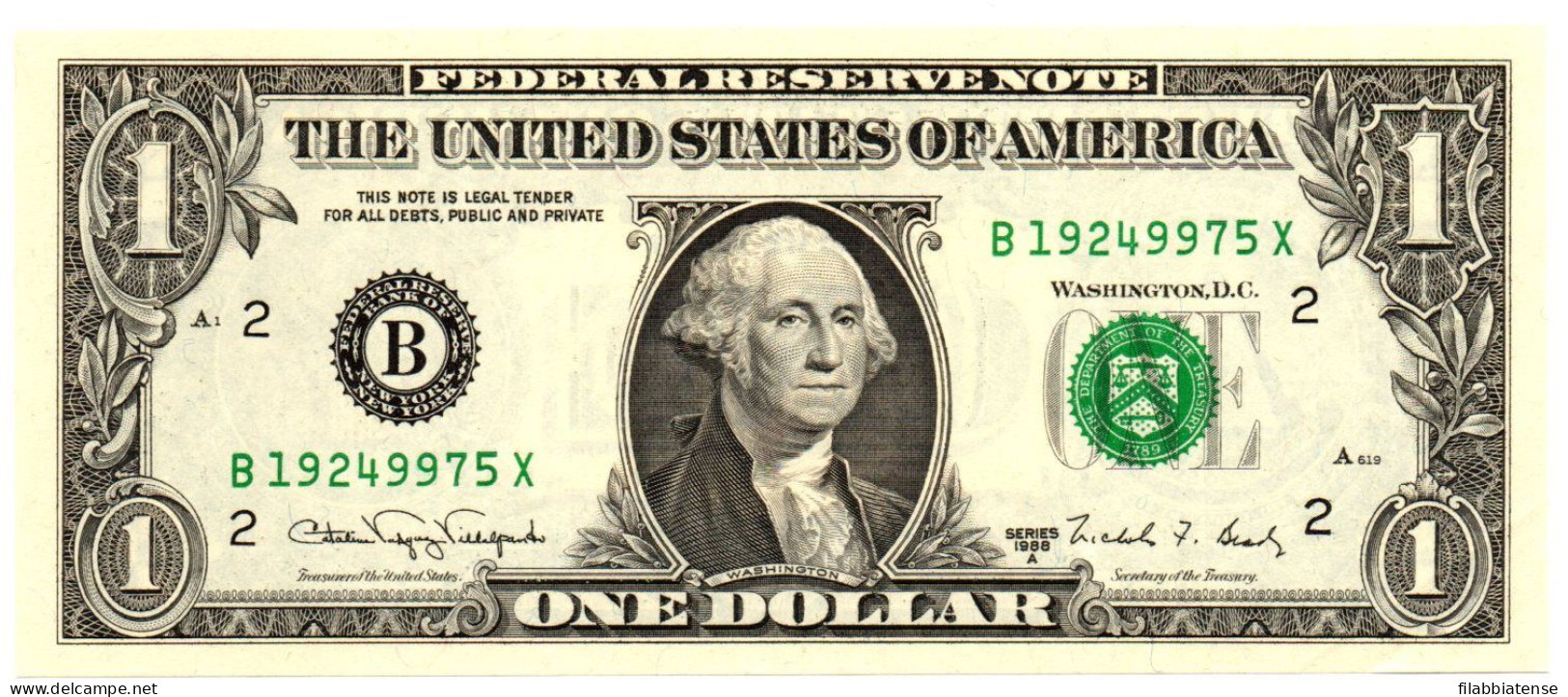 Stati Uniti - 1 Dollar    ++++++ - Divisa Nacional
