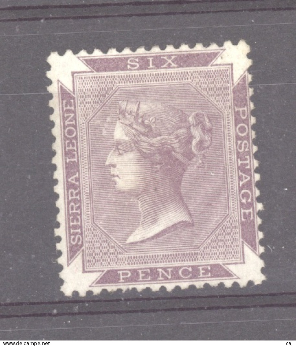 Sierra Leone  :  Yv  3  (*)   Violet Vif ,  Dentelé 14 - Sierra Leone (...-1960)