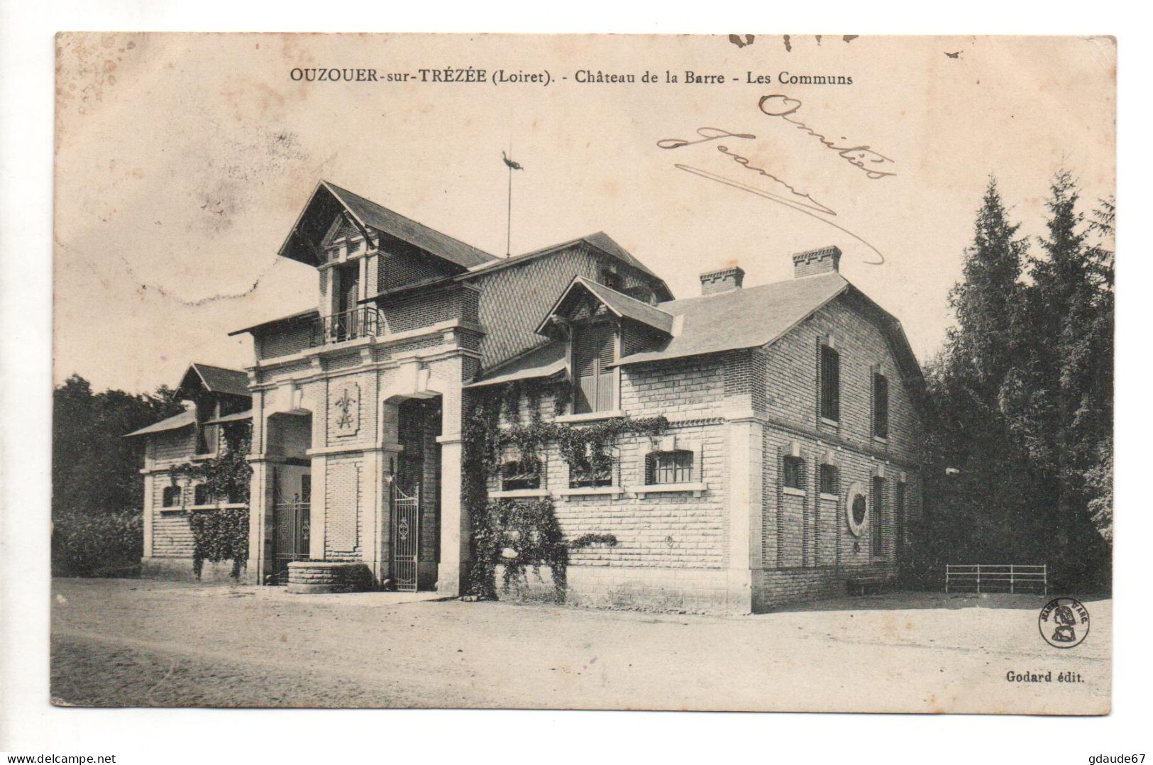 OUZOUER SUR TREZEE (45) - CHATEAU DE LA BARRE - LES COMMUNS - Ouzouer Sur Loire