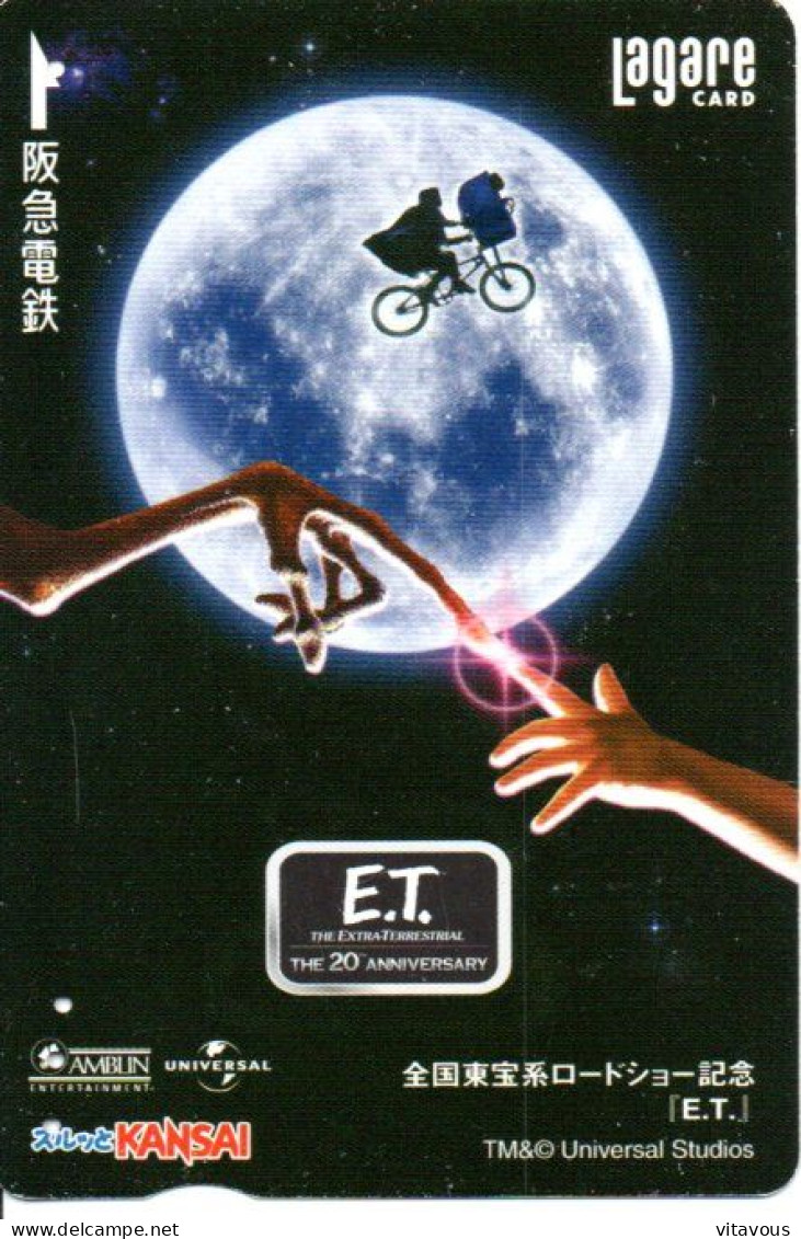 E.T. Cinéma Film Movie Télécarte Japon Phoneard (B 771) - Cinema