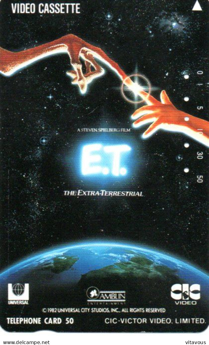 E.T. Cinéma Film Movie Télécarte Japon Phoneard (B 772) - Cinéma