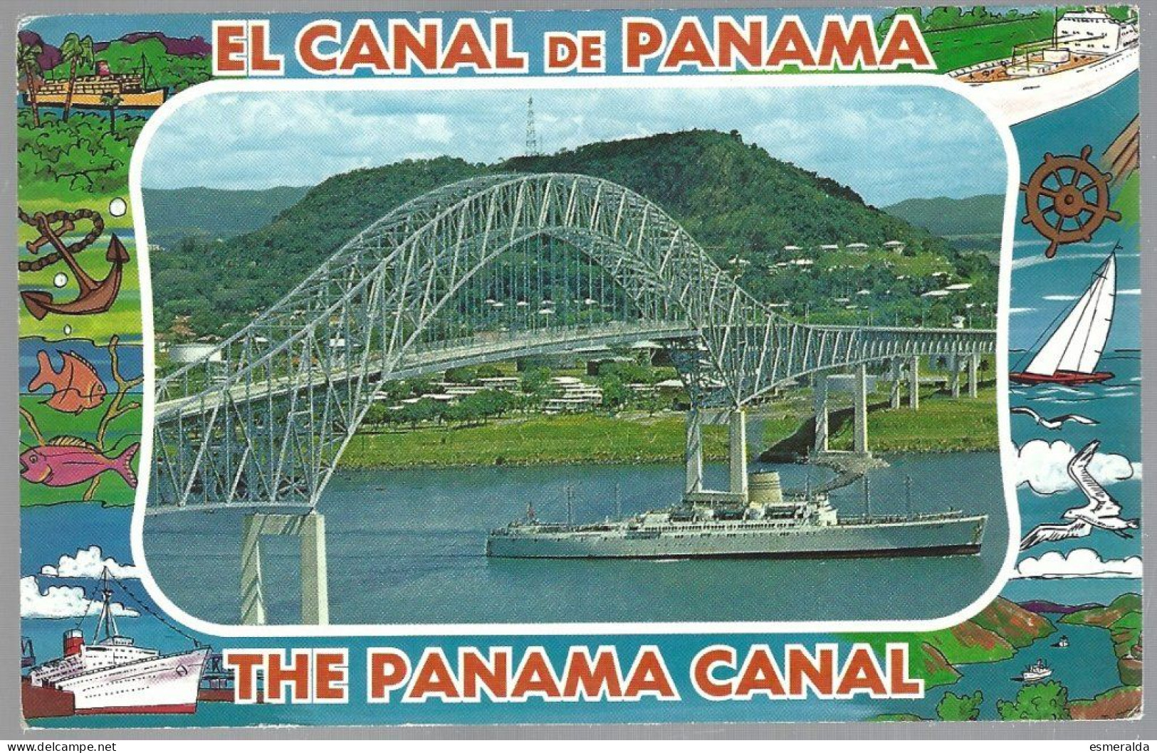 (PAN) CP FF-577- The Thatcher Ferry Bridge Accross The Panama Canal .unused - Panama