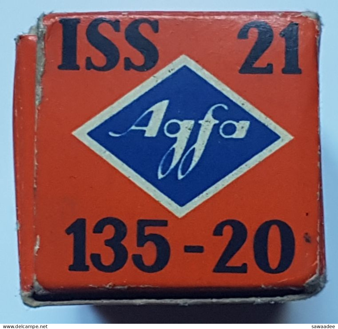 BOITE - PELLICULE PHOTO - PRISE DE VUES - N/B - AGFA - ISOPAN ISS 21 (100 ASA) - 20 VUES - PERIMEE 1961 - VIERGE - Matériel & Accessoires