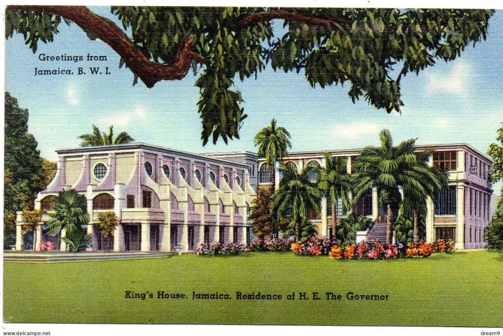 JAMAICA - JAMAIQUE - King's House - Residence Of H.E. The Governor - Jamaïque