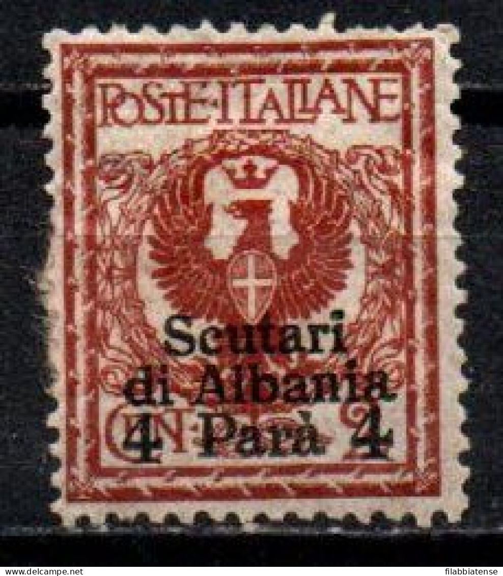 1915 - Italia - Levante - Uffici In Albania - Scutari 9 Soprastampati  ------- - Albanie
