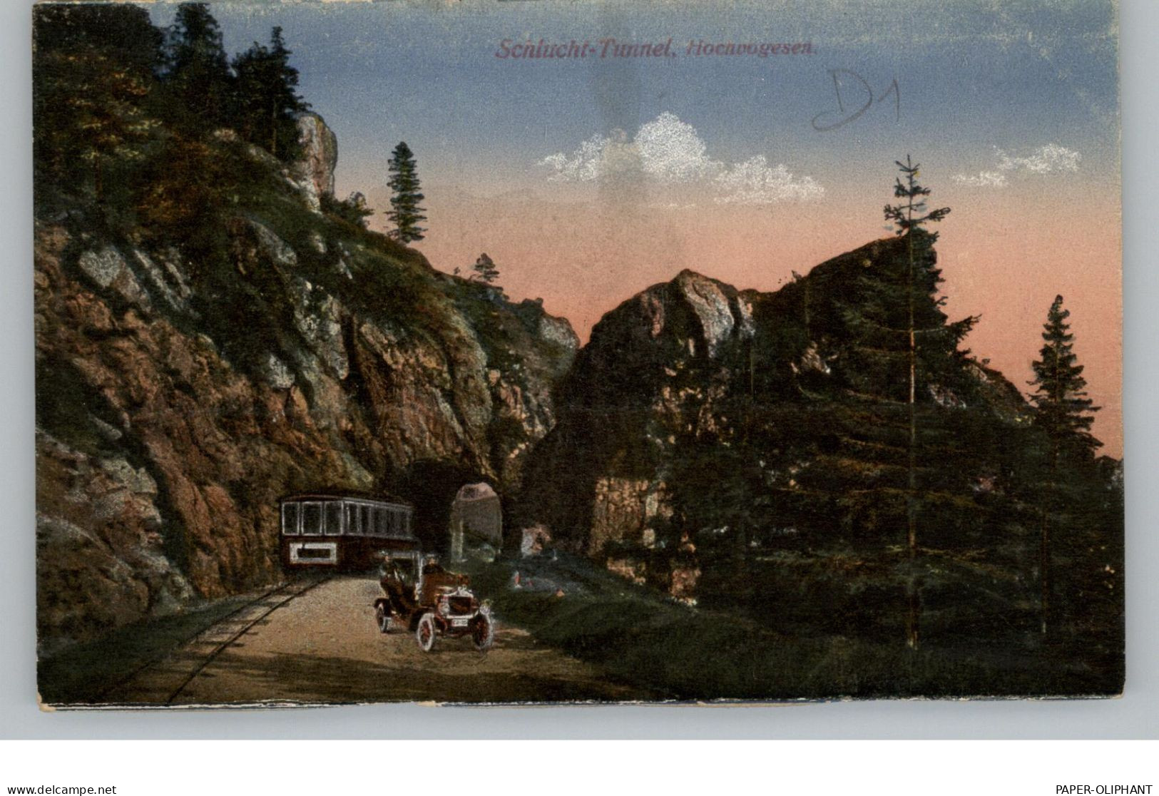 F 68140 SOULTZEREN / SULZERN, Col De La Schluicht, Strassenbahn - Wintzenheim